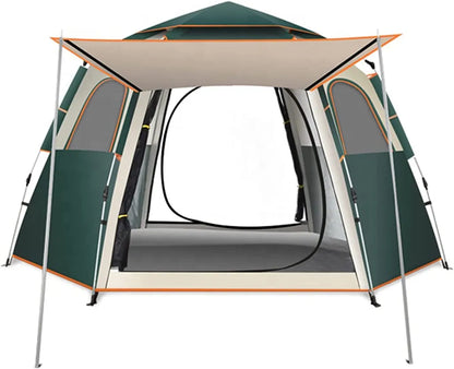  Hikeren Wurfzelt,Camping Zelt Automatisches Schnellaufbauzelt Pop Up Zelt Für 2-4 Personen Wasserdicht Winddicht Faltzelt Mit Abnehmbarer, äußerer Zeltplane Für Picknick Camping Berge Besteigen