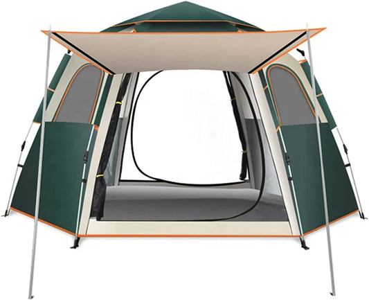  Hikeren Wurfzelt,Camping Zelt Automatisches Schnellaufbauzelt Pop Up Zelt Für 2-4 Personen Wasserdicht Winddicht Faltzelt Mit Abnehmbarer, äußerer Zeltplane Für Picknick Camping Berge Besteigen