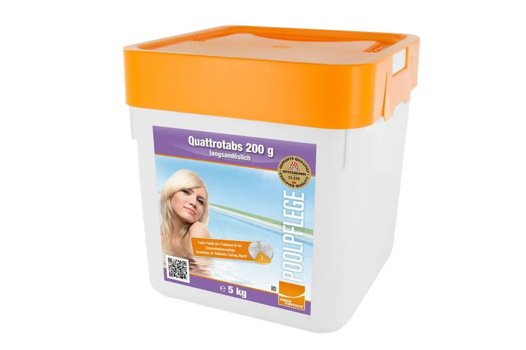  Steinbach Poolpflege Quattrotabs Tabs 5 Kg Tabletten Langsamlöslich