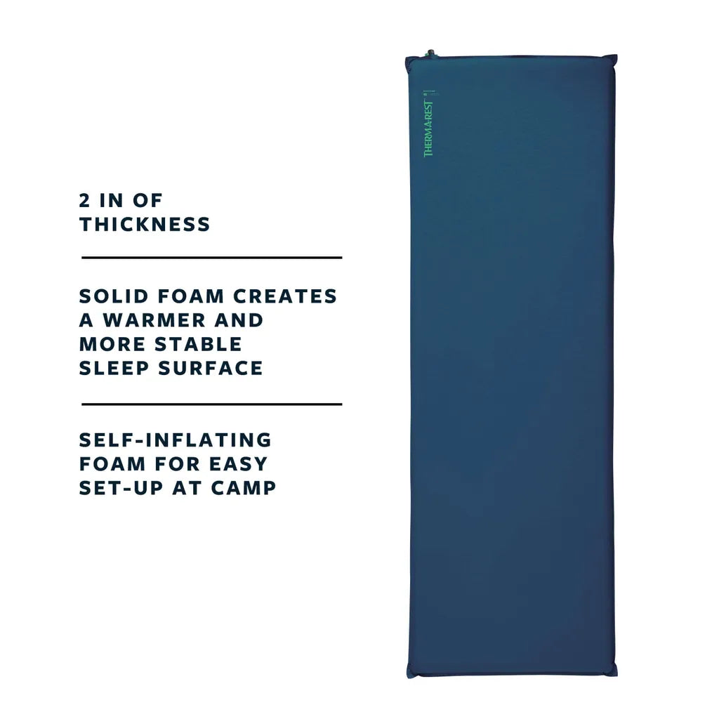  Therm-a-Rest BaseCamp 2020 - Selbstaufblasende Isomatte , Größe:L (64 X 196 Cm)