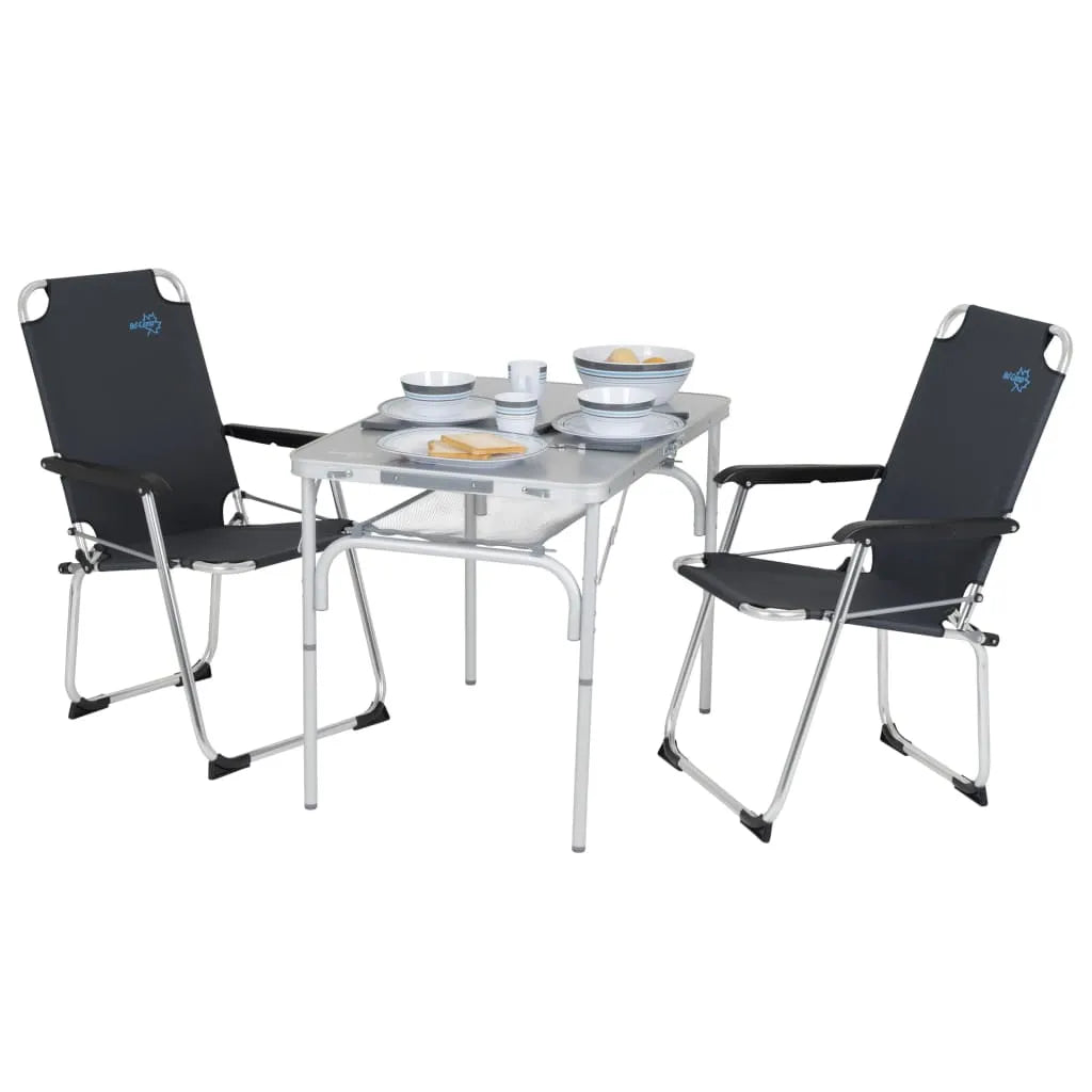  Bo-Camp Klappbarer Campingstuhl Copa Rio Classic Graphitgrau