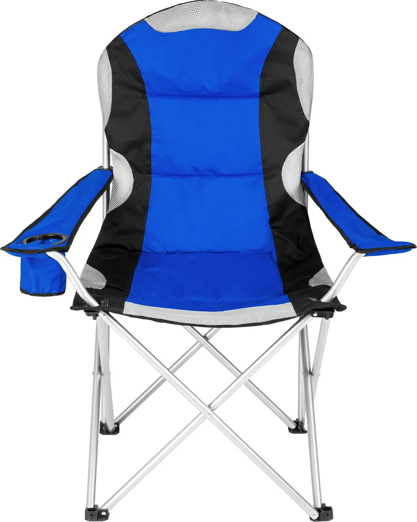  Tectake Campingstuhl Mit Polsterung - Blau