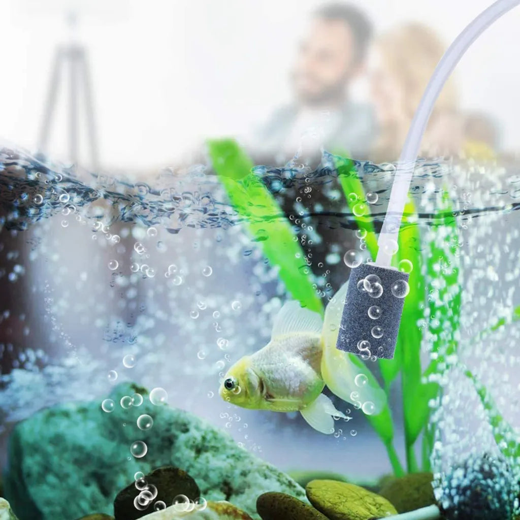  Mini USB Aquarium Luftpumpen Tragbare Sauerstoff Luftpumpen Stumm Energiespar Zubehör