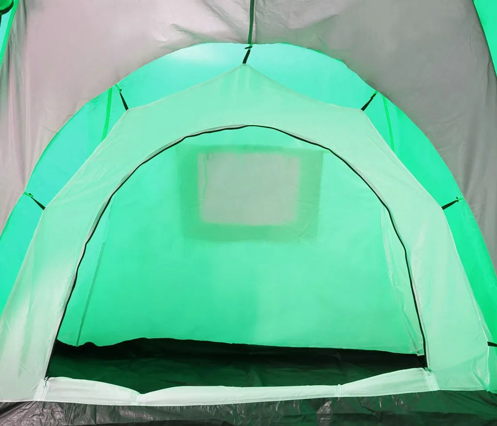  Campingzelt Loksa, 4-Mann Zelt Kuppelzelt Igluzelt Festival-Zelt, 4 Personen Grün