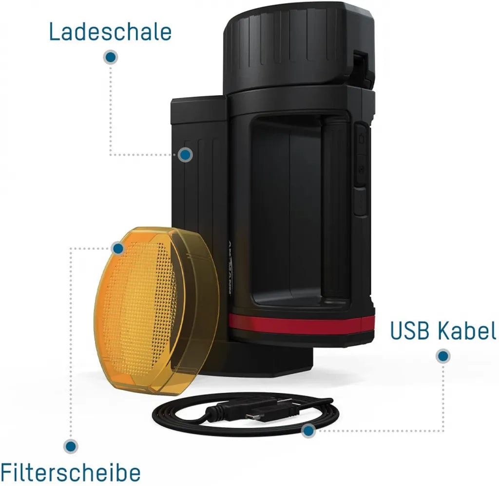  ANSMANN LED-Handscheinwerfer HS5R Mit Integriertem Akku