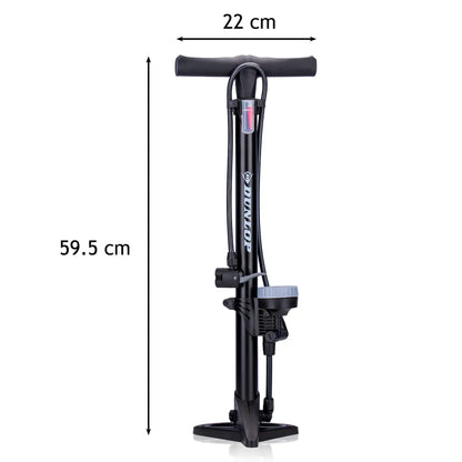  Dunlop Standluftpumpe 10233, Mit Manometer, 11 Bar