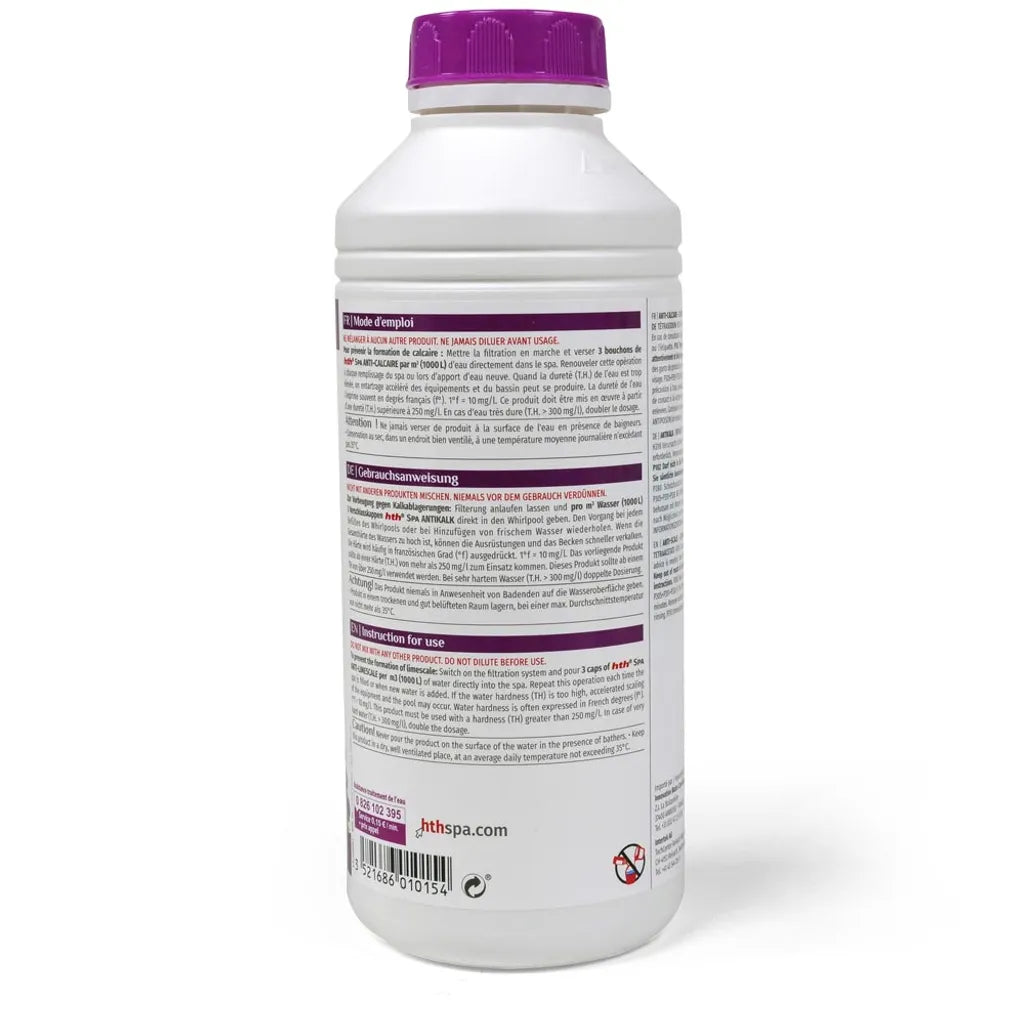  Hth Spa Anti-Kalk 1 Liter Für Whirlpools & Swimspas