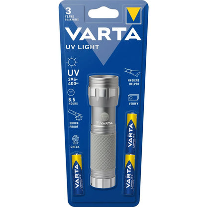 Varta UV-Taschenlampe Mit 3xAAA Batterien 15638101421