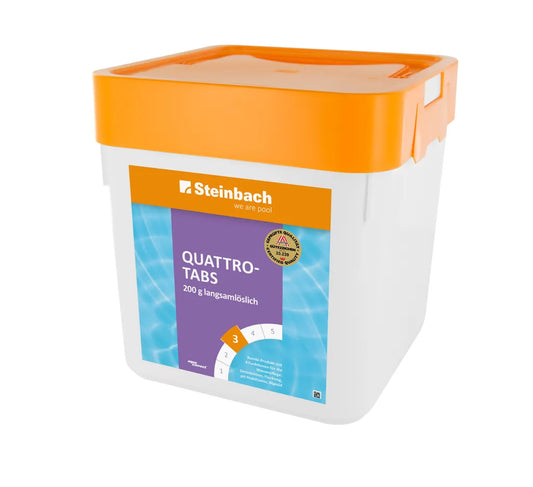  Steinbach Poolpflege Quattrotabs Tabs 5 Kg Tabletten Langsamlöslich