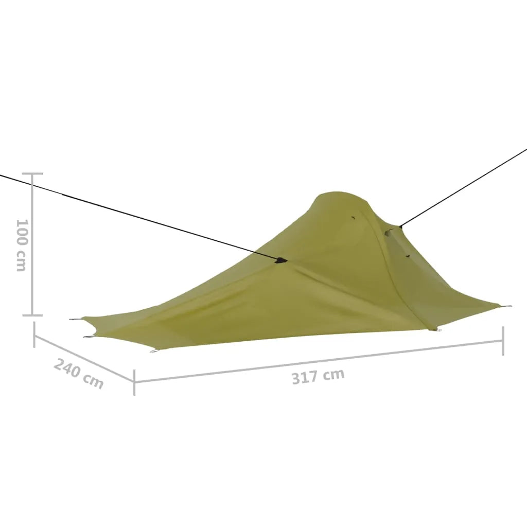  VidaXL Campingzelt 317x240x100 Cm Grün