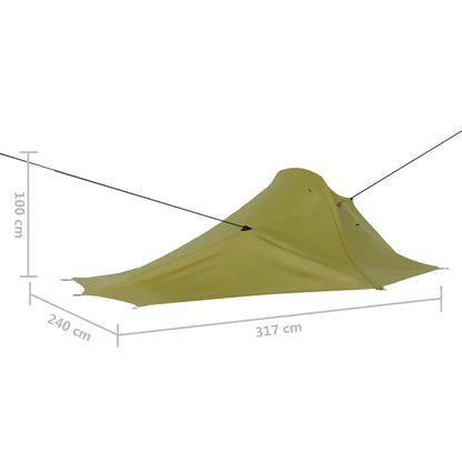  VidaXL Campingzelt 317x240x100 Cm Grün