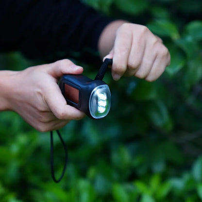  2x Solar LED Taschenlampe Wiederaufladbare Handkurbel Dynamo Camping Notfalllampe