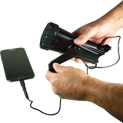  PowerPlus Shark - Dynamo LED Taschenlampe And Notfall Charger - Wasserdicht