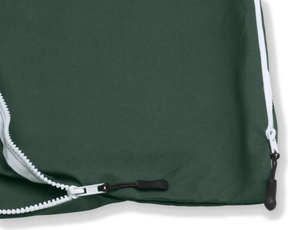  Traveler's Pal Hüttenschlafsack Aus 100% Baumwolle - Schlafsack Mit Reißverschluss An Seite Und Fußende - Leichter Und Dünner Inlett Sommerschlafsack Atmungsaktiv Und Hautfreundlich Patinagrün