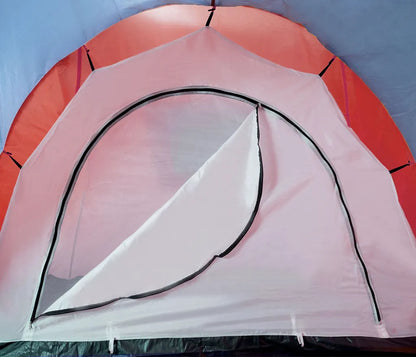  Campingzelt Laagri, 4-Mann Zelt Kuppelzelt Igluzelt Festival-Zelt, 4 Personen Rot