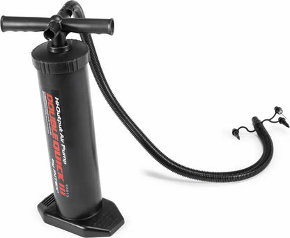  Intex Doppelhub Luftpumpe Double Quick III 2mm (Nadel) / 6,7mm / 8,5mm / 18mm