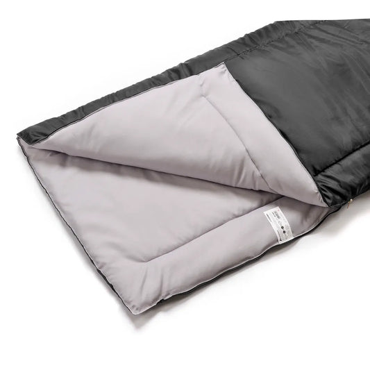  Meteor Freedom Schlafsack, Deckenschlafsack 192x72cm Schwarz / Grau