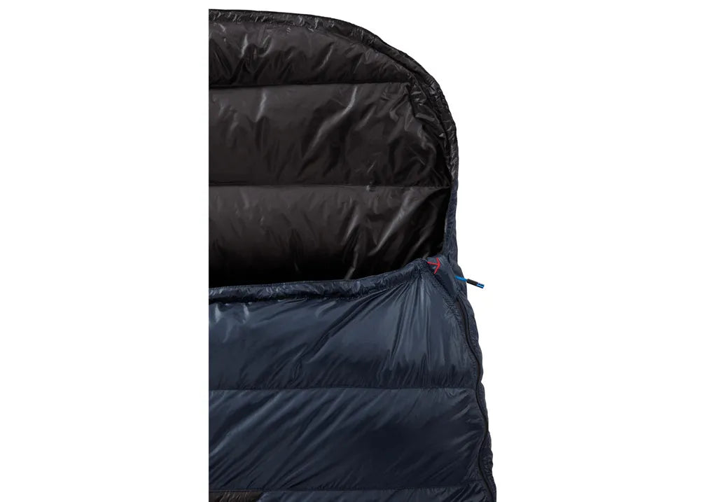  Nordisk Passion One Ultraleichter Daunenschlafsack RV Links, Farbe:navy/black, Größe:L