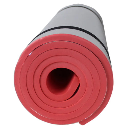  SPORTVIDA Isomatte Gymnastikmatte Alu Isolierungsmatte Camping Matte 180x50x1 Cm Rot