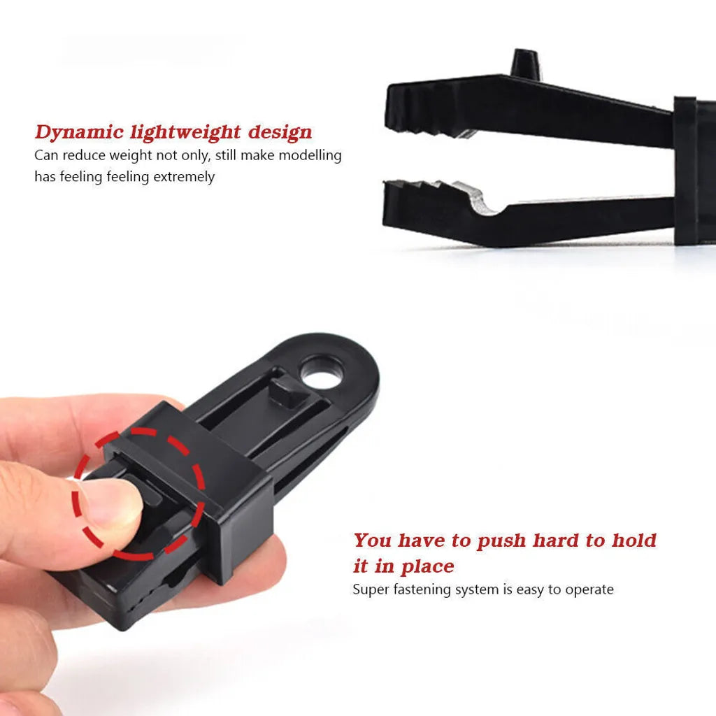  24x Campingzelte Planenhalter Planen Befestigung Klemme Clips Spanner Für Zelt Abdeckplane