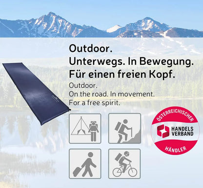  BLACK CREVICE - Selbstaufblasende Unterlagsmatte/Isomatte - 200 X 66 X 7 Cm - Navy
