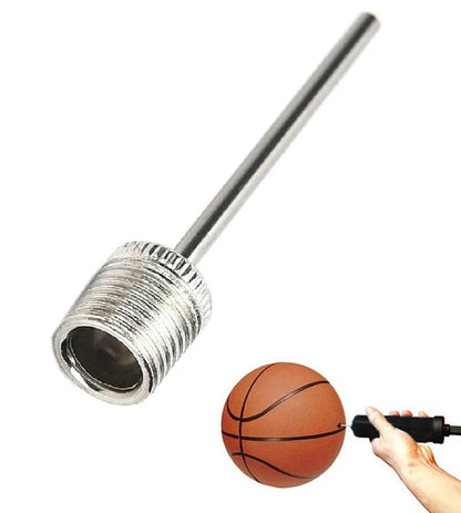  5er Set Ballnadeln Für Ballpumpe | Ersatznadeln Mit Gewinde Für Luftpumpe | Ventilnadeln Für Fußball, Basketball, Fußbälle Und Diverse Sportbälle | Hohlnadel Für Luftpumpen Mit Autoventil-Adapter