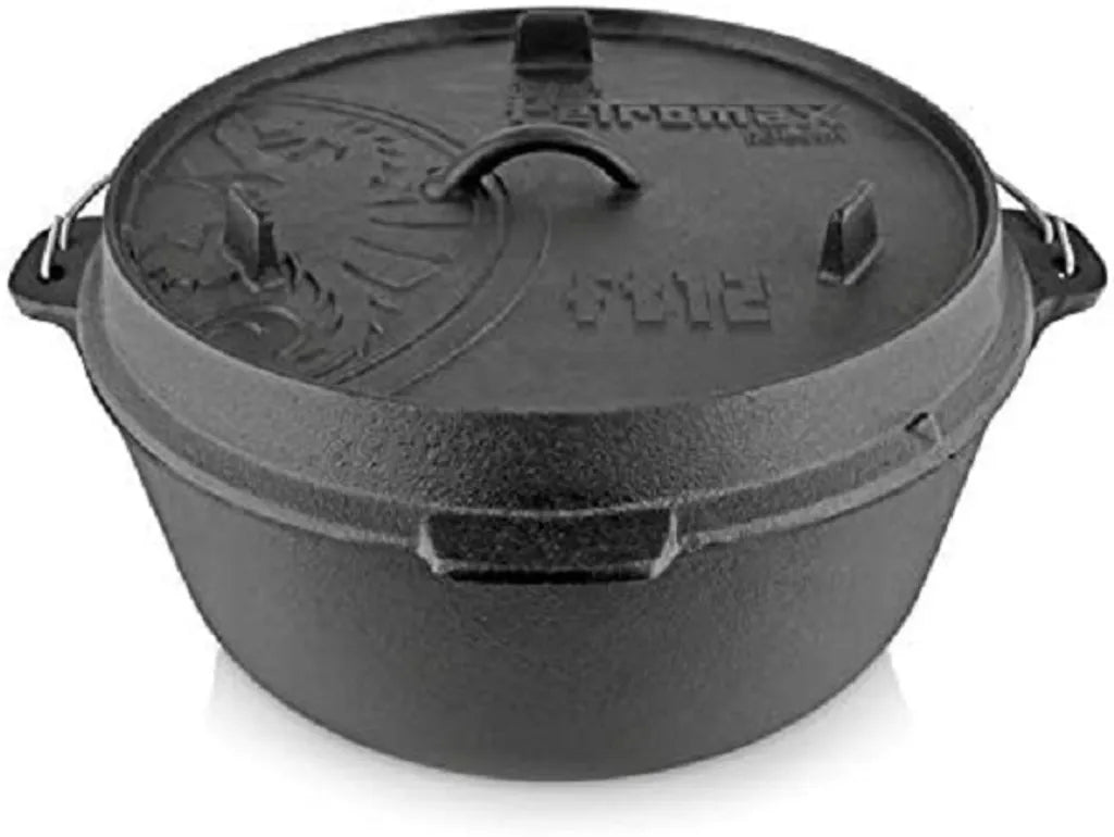  Petromax Feuertopf Ft12 (12qt) Planer Boden (ohne Füße); Ft12-t