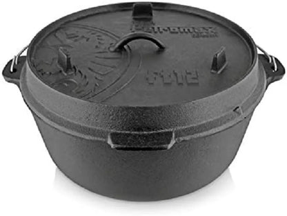  Petromax Feuertopf Ft12 (12qt) Planer Boden (ohne Füße); Ft12-t