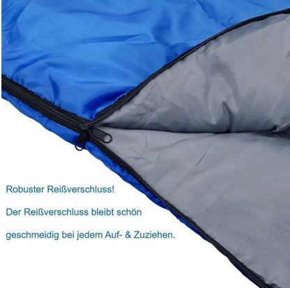  Outdoor-Schlafsack - 210 Cm Schlafsack, 5°C, Kompakter Outdoor-Schlafsack Für Camping, Wandern Und Bergsteigen