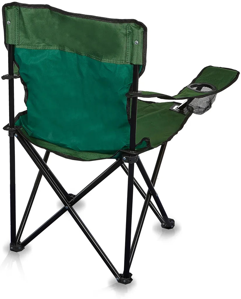 Linder Exclusiv Campingstuhl Mit Getränkehalter, Anglersessel Grün