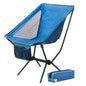  Moon Chair Campingstuhl - Faltbarer Campinghocker Moonchair - Extrem Leicht & Kompakt - Blau