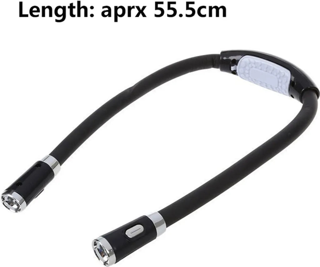  Verstellbare Bücherlampe 4 LED Hands Free Hängelampe, Flexibles Leselicht Zum Lesen Im Bett, 3 Helligkeitsstufen, Grün