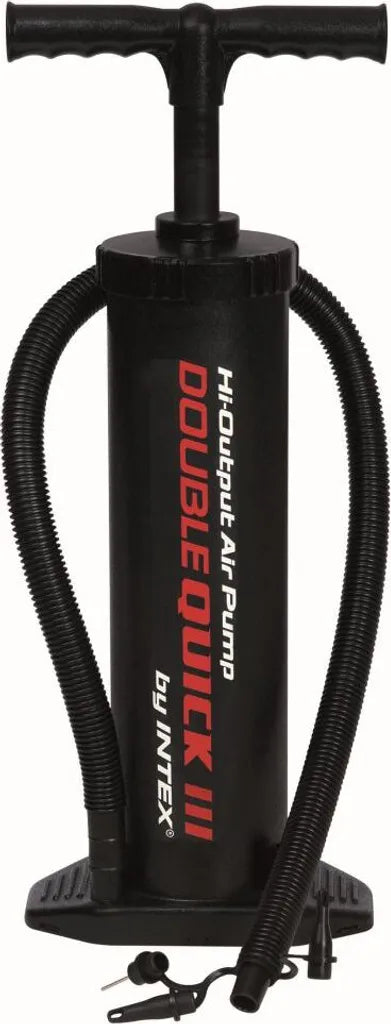  Intex 68615 Quick Doppelhub Luftpumpe, Höhe: Ca. 48 Cm - Farbe: Schwarz