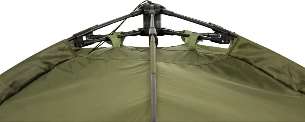  Lucx® Bivvy Angelzelt Karpfenzelt Ruck Zuck Zelt, 1 - 2 Mann Pop-Up Zelt