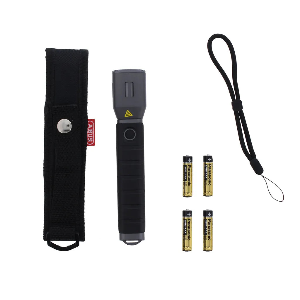  ABUS Seclight TL-517 Flashlight, Black-grey, Home Security Taschenlampe Mit Stroboskop-Funktion, 63994