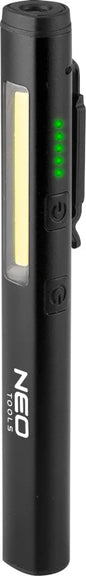  NEO TOOLS Inspektionslampe 450 Lm COB LED + Laser + UV + 4 In 1 Taschenlampe