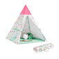  SoBuy OSS06 Tipizelt Spielzelt Zelt Für Kinder Mit Tür Und Fenster Spielhaus Kinderzelt BHT Ca.: 133x153x133cm