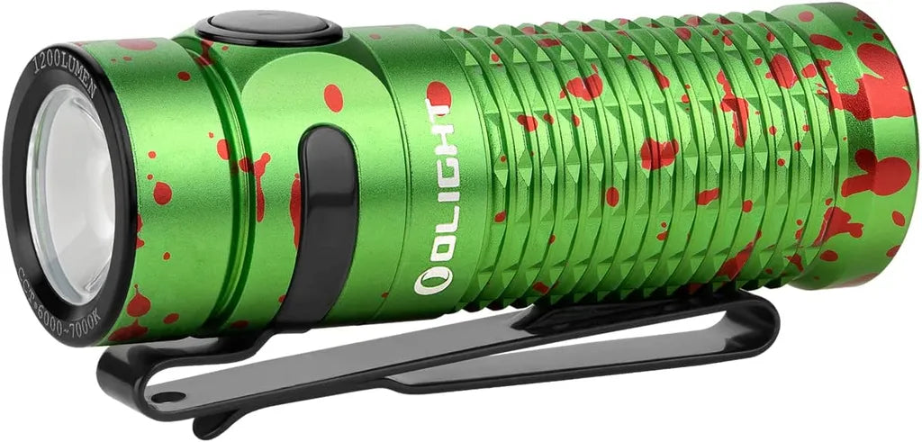  OLIGHT Baton 3 LED Aufladbare Kaltweiße Taschenlampe Mit 1200 Lumen Und 166 Meter Leuchtweite, 6 Lichtmodi Mit Timing Funktion Wasserdicht IPX8