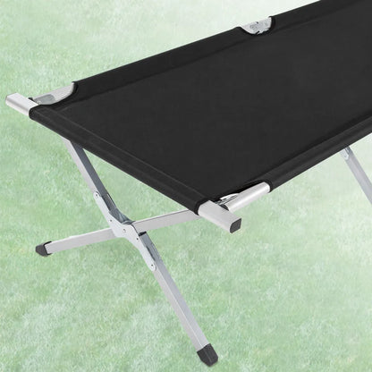  Tectake Feldbett Aus Aluminium - Schwarz
