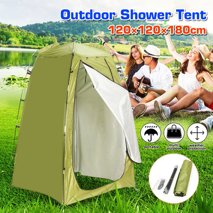  Duschzelt Toilettenzelt Umkleidezelt Angelzelt Beistellzelt Pop-up Zelt Camping Zelt Wasserdicht 120x120x180cm
