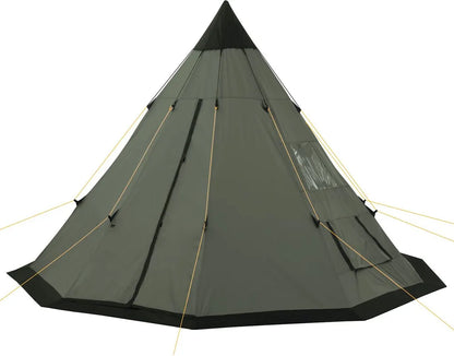  CampFeuer Tipi Zelt Spirit Für 4 Personen | Olivgrün | 3000 Mm Wassersäule