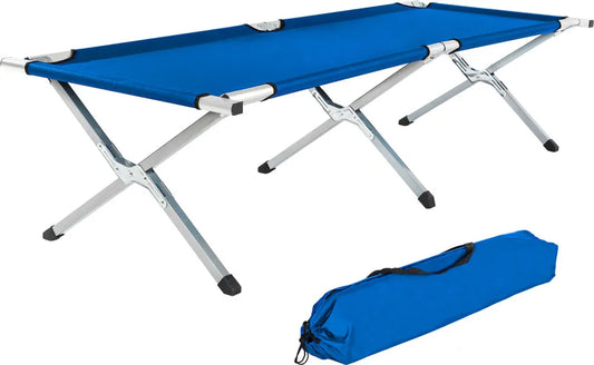 Tectake Feldbett Aus Aluminium - Blau