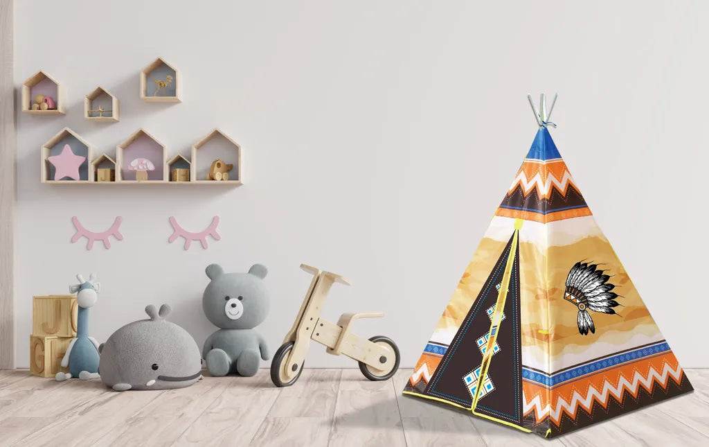  Spielzelt Tipi Zelt Wigwam Für Kinder Mit Motiv Drinnen Und Draußen