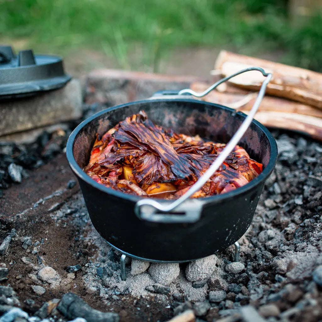  BBQ-Toro Dutch Oven DO9PX, 9,0 L Premium Gusseisen Kochtopf, Gusstopf