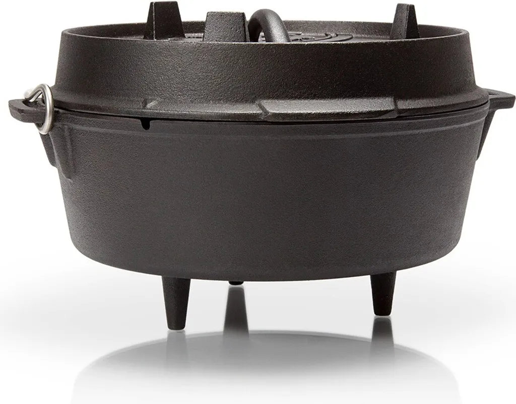  Petromax Feuertopf Ft4.5 - Dutch Oven - Gusstopf - Mit Füßen - Mit Henkel - 3,5L - 2-5 Personen