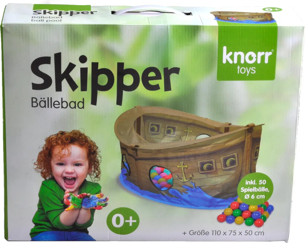  Knorr Toys Bällebad Skipper Inkl. 50 Spielbälle Ø6 Cm; 55320