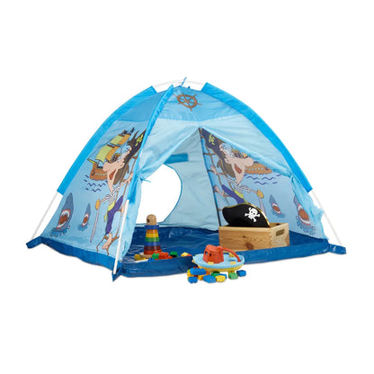  Relaxdays Spielzelt Pirat In Blau
