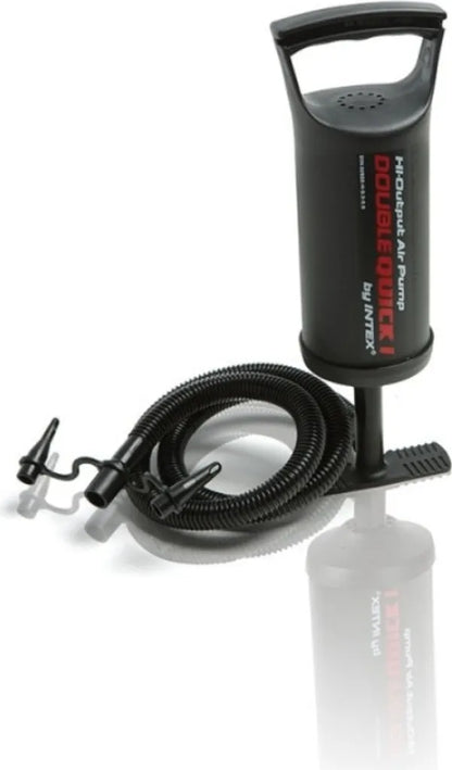  Intex Doppelhub Luftpumpe Double Quick I 29cm 3 Adapter 6.7/8.5/18mm