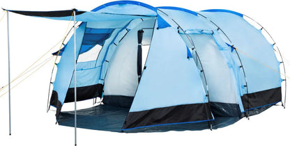  CampFeuer Zelt Super+ Für 4 Personen | Blau / Schwarz | 3000 Mm Wassersäule