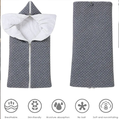  Neugeborenen Wickeldecke, Multifunktional Winter Warme Schlafsack Kinderwagen Decke Für 0-12 Monate Baby Jungen Oder Mädchen